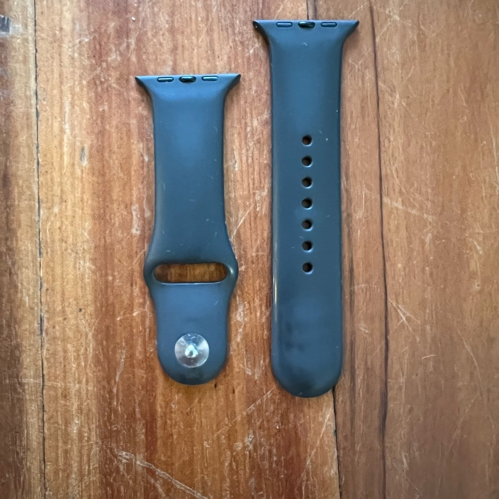 Dark grey Apple Watch band